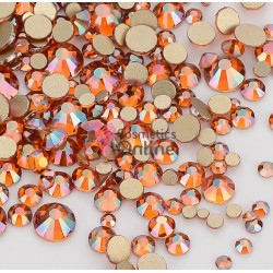 Strasuri din cristale pentru make-up, model Gold SM007 Terracotta